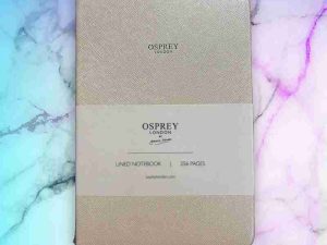 Osprey London - A5 Metallic Gold Grainy Notebook