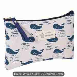 Natural-Style Pencil Case/ Makeup Bag